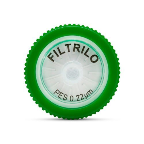 Filtro de seringa Filtrilo, com membrana em PES Hidrofílico - Poro:0.22(μm), Diâmetro:25(mm) - Não estéril