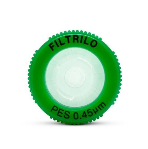 Filtro de seringa Filtrilo, com membrana em PES Hidrofílico - Poro:0.45(μm), Diâmetro:13(mm) - Não estéril