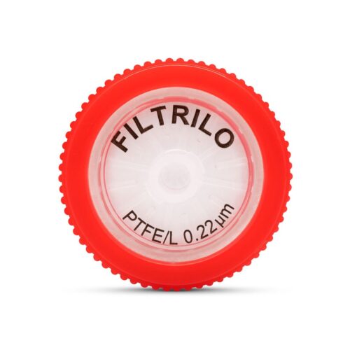 Filtro de seringa Filtrilo, com membrana em PTFE/L Hidrofílico - Poro:0.22(μm), Diâmetro:25(mm) - Não estéril