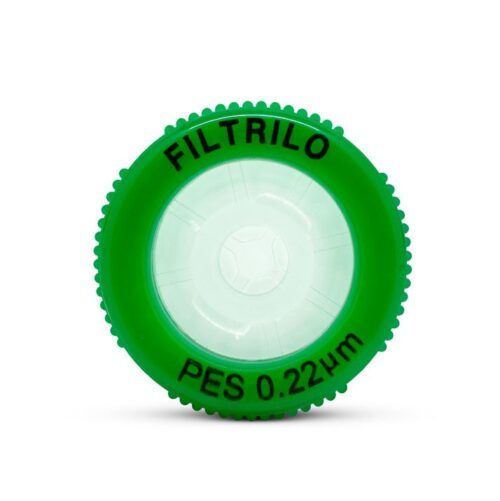 Filtro de seringa Filtrilo, com membrana em PES Hidrofílico - Poro:0.22(μm), Diâmetro:13(mm) - Não estéril