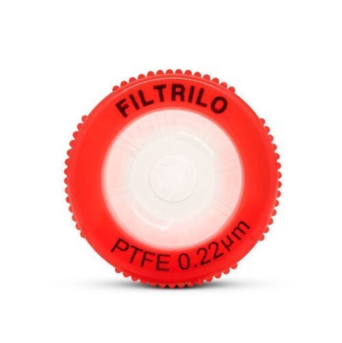 Filtro de seringa Filtrilo, com membrana em PTFE Hidrofóbico - Poro:0.22(μm), Diâmetro:13(mm) - Não estéril