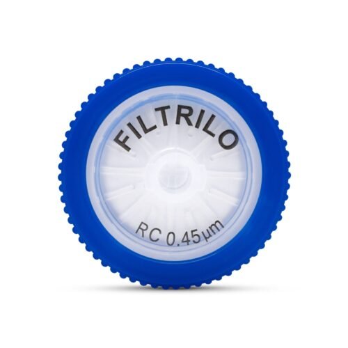 Filtro de seringa Filtrilo, com membrana em Celulose Regenerada Hidrofílico - Poro 0.45(μm), Diâmetro 25(mm) - Não estéril