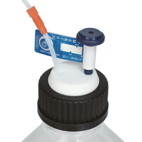 CGL45---Tampa-de-segurança-para-frascos-p-reagentes,-composta-em-plástico,-com-duas-saídas,-acompanha-válvula-de-segurança-e-conector-18---utilização