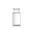 V10CCR - Vial em vidro para headspace, Incolor, 22,5x46mm, base arredondada, fechamento Crimp com 20mm, capacidade 10ml V02